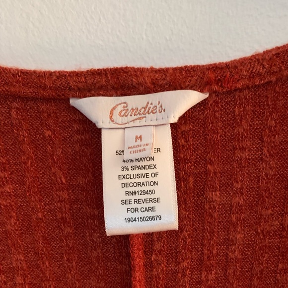 Orange candies blouse size M - Picture 3 of 4